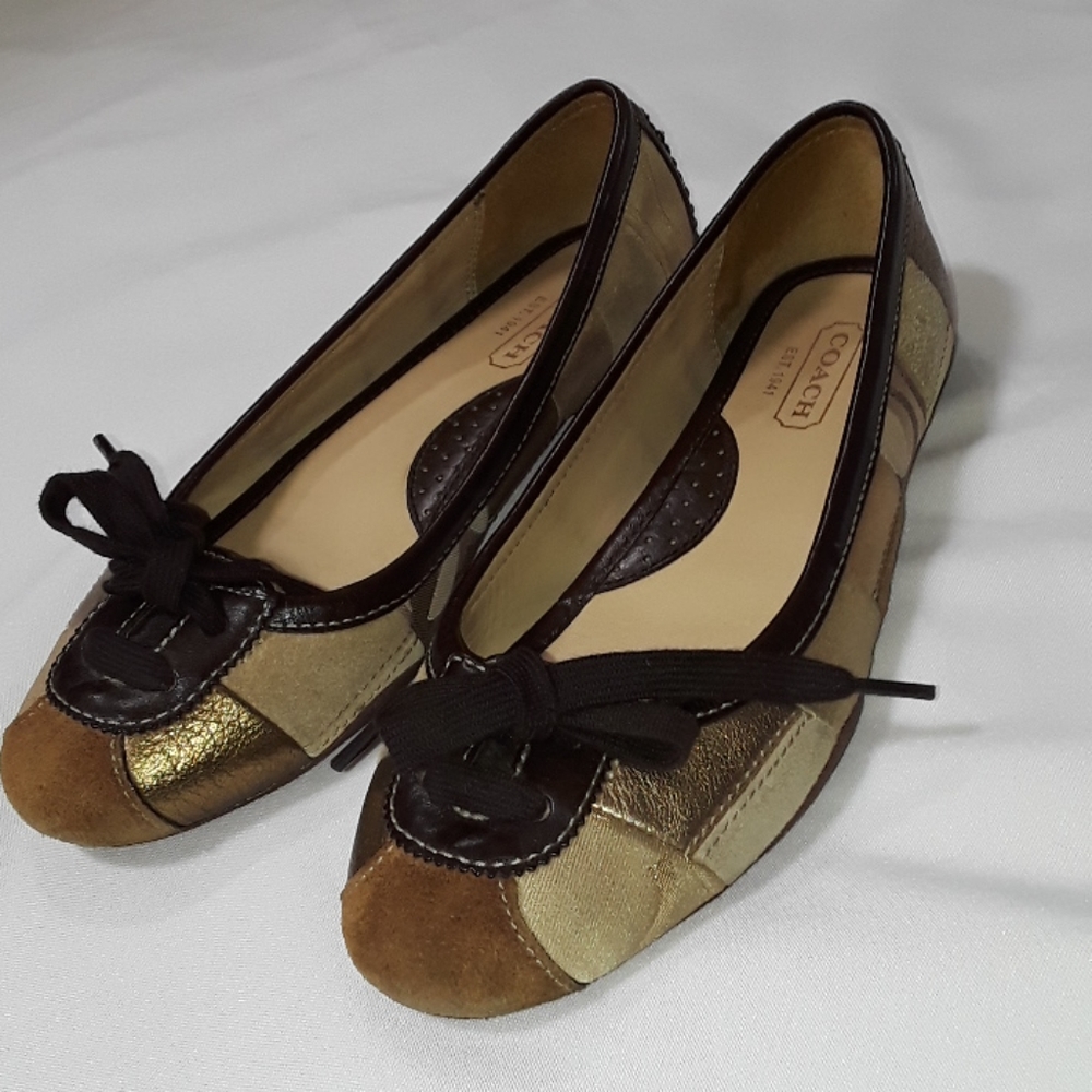 Coach Jasmine Patchwork Ballet Flats - image 3